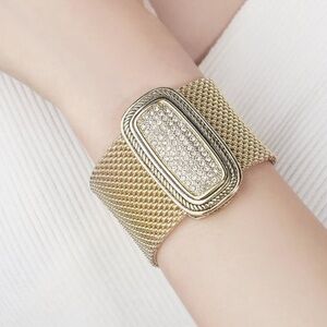 NEW Austrian Pave Crystals designer Inspired personality Bracelet